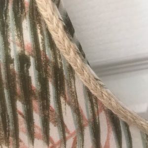 Marfinno blouse bell sleeves jute neck open shoulder racer back